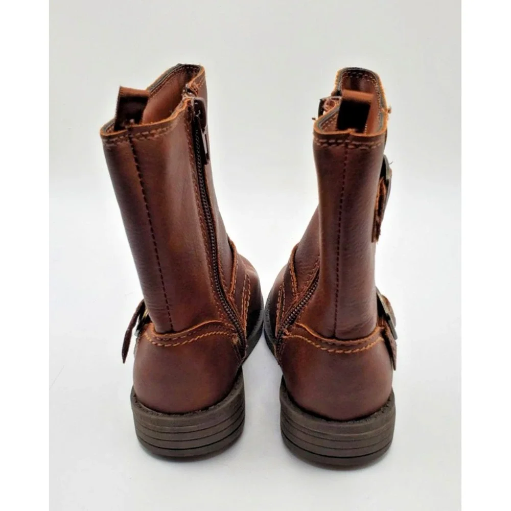 Lot of 2 Carters‎ Boots Aileen Ankle & Erica Riding Boots Girls Sz 6 M Brown